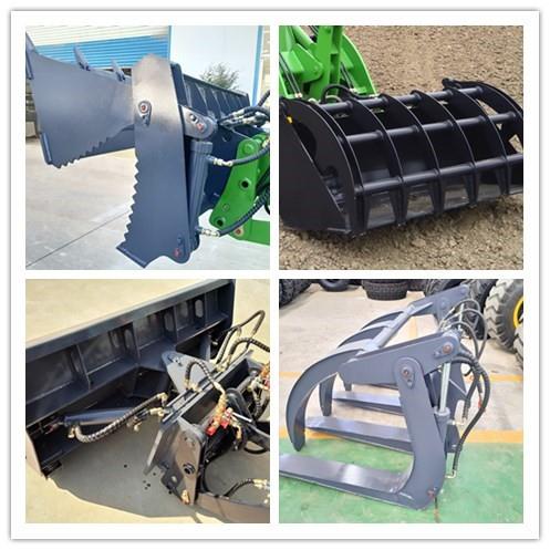 0.8 Ton Mini Tractor Wheel Loader With CE