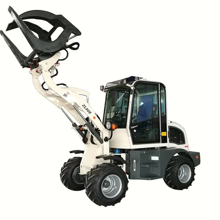 0.8 Ton Mini Tractor Wheel Loader With CE